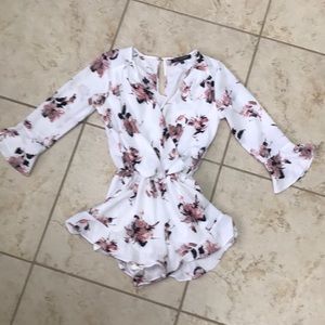 Floral Romper (size XS)